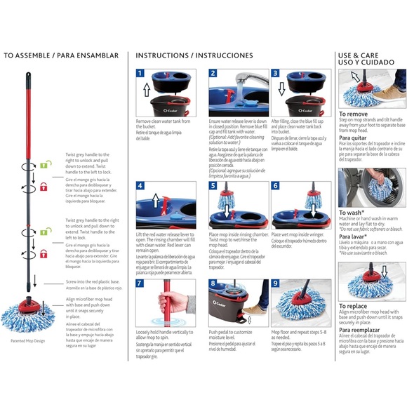 Microfiber Spin Mop System 🪣 - Picture 8 of 8